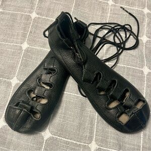 Irish Dance Soft Shoes/Ghillies Size 5UK